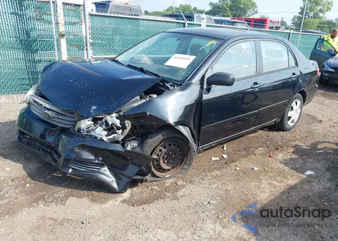 2003 Toyota Corolla Le z USA, uszkodzony, nr VIN 2T1BR38E83C164560